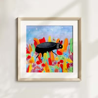 Image 1 of Colorful bug trip print