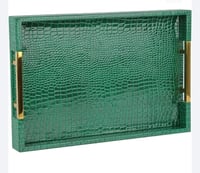 Image 4 of Alligator skin Decorative Tray