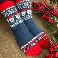 Image 2 of Patron chaussettes Let it snow socks