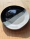 Image of black, white and gray spoon rest, small