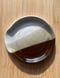 Image of brown and white spoon rest, small
