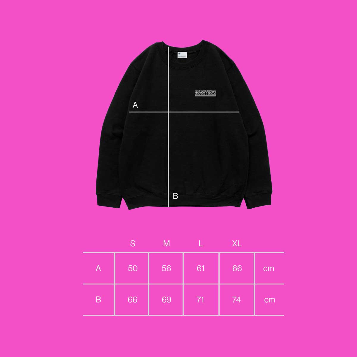 Image of Discotecas Vision Sweatshirt – Black