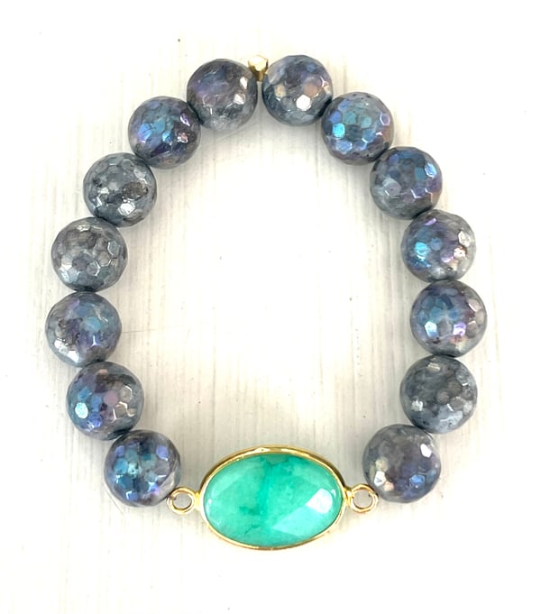 Image of Labradorite Gemstone Bracelet