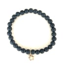 Image 2 of Mini Onyx Star Charm Bracelet