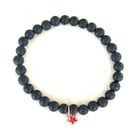 Image 5 of Mini Onyx Star Charm Bracelet