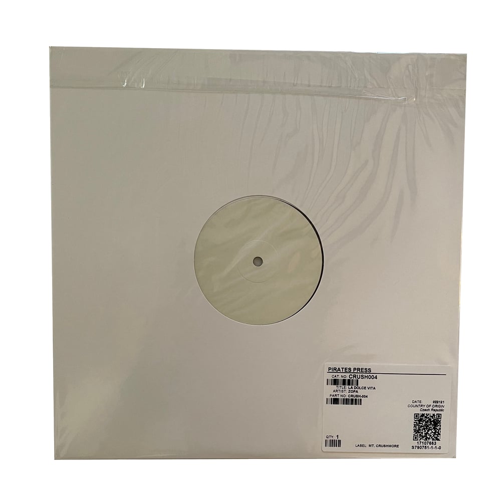 Image of Zopa - La Dolce Vita (TEST PRESS)