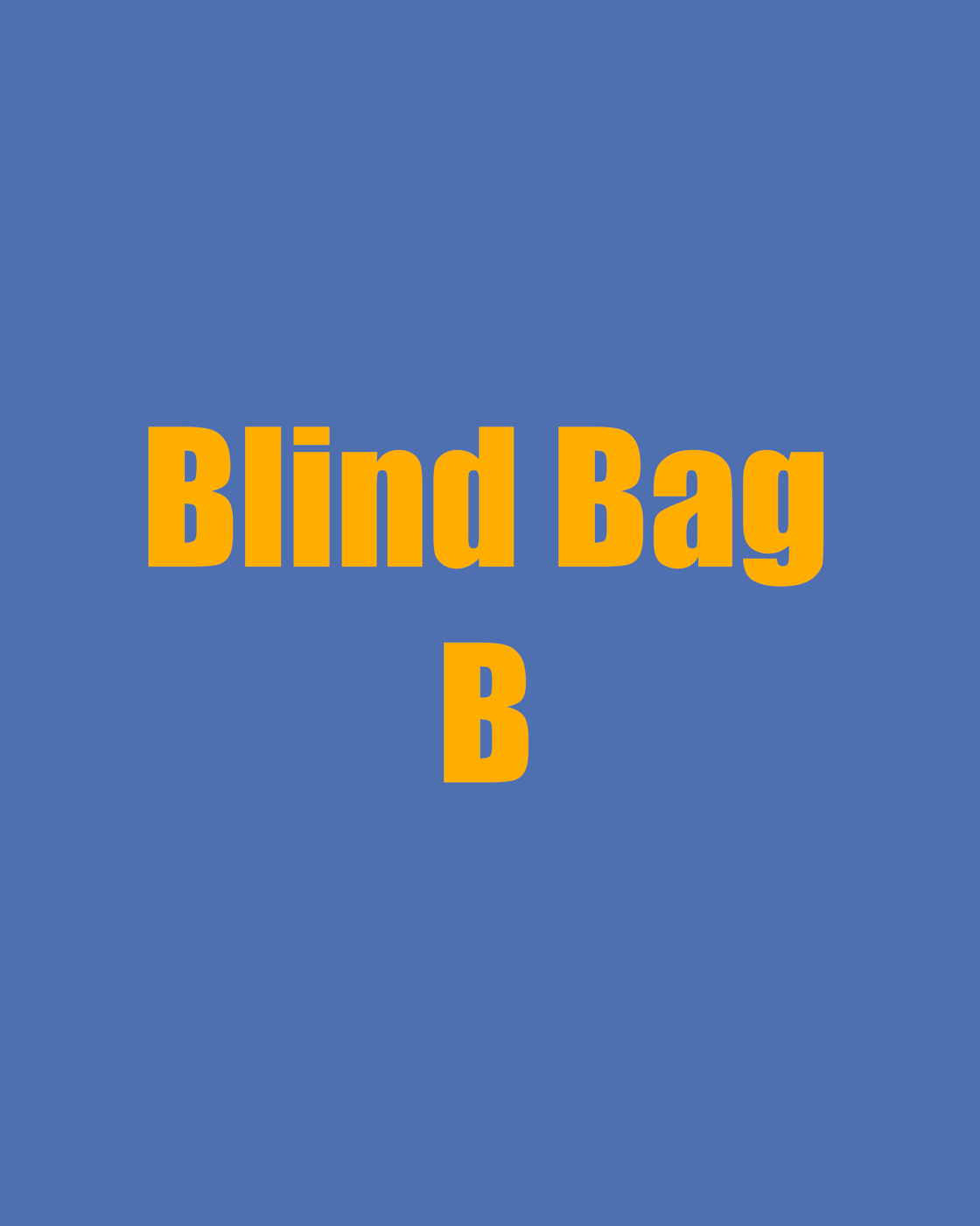 Image of Blind Bag B