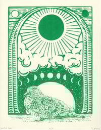 Image 4 of Dove Sun Moon Print