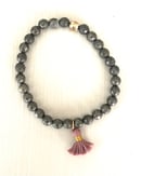 Image 3 of Pyrite Tassel Bracelet