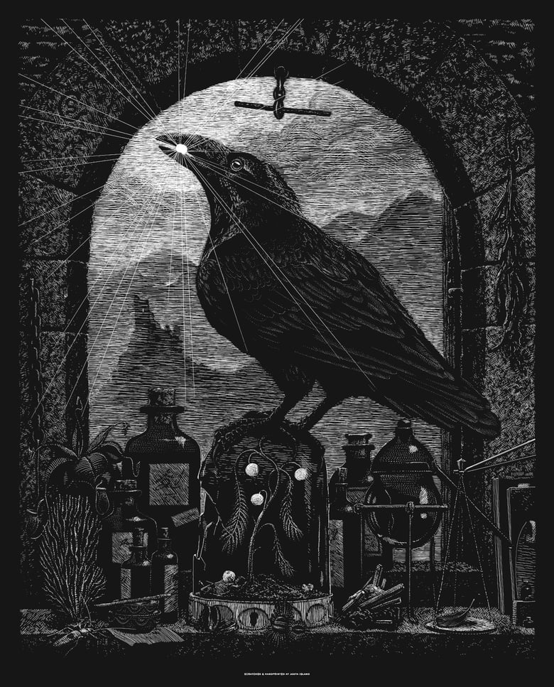 Image of »Raven« Screen Print