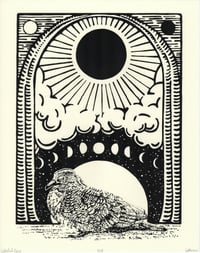 Image 3 of Dove Sun Moon Print