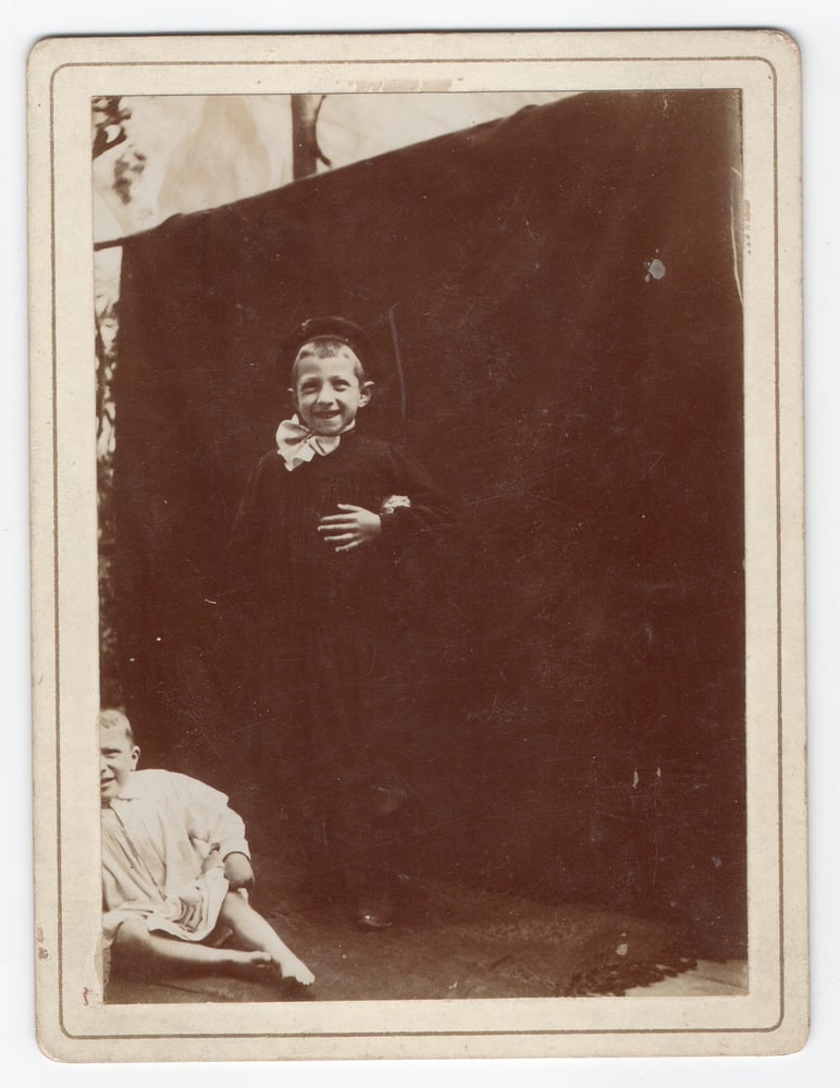 Image of Anonyme: impovised outdoor studio, ca. 1890