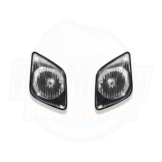 Image of Headlight Stickers to fit Honda VTR1000 SP1 SP2