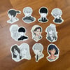 STICKERS (30 options, 3 for $10, 5 for $12)