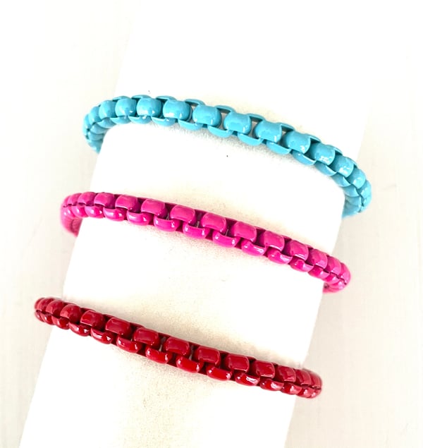 Image of Box Link Chain Bracelet