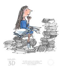 Image 1 of Roald Dahl and Quentin Blake "The Child In Question Is Extra-Ordinary - Matilda 30th Anniversary"