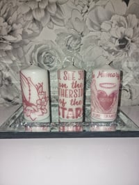 Image 1 of I WILL SEE YOU ON THE OTHER SIDE OF THE STAR MEMORIAL CANDLE SET 