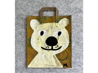 Joyous Polar Bear! Paper Bag Series #439