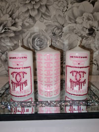 Image 1 of BABY PINK COCO CANDLE SET 