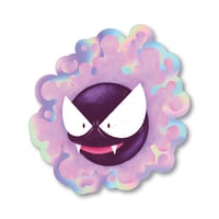 Gastly Holographic Sticker