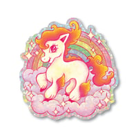 My Little Ponyta Holographic Sticker