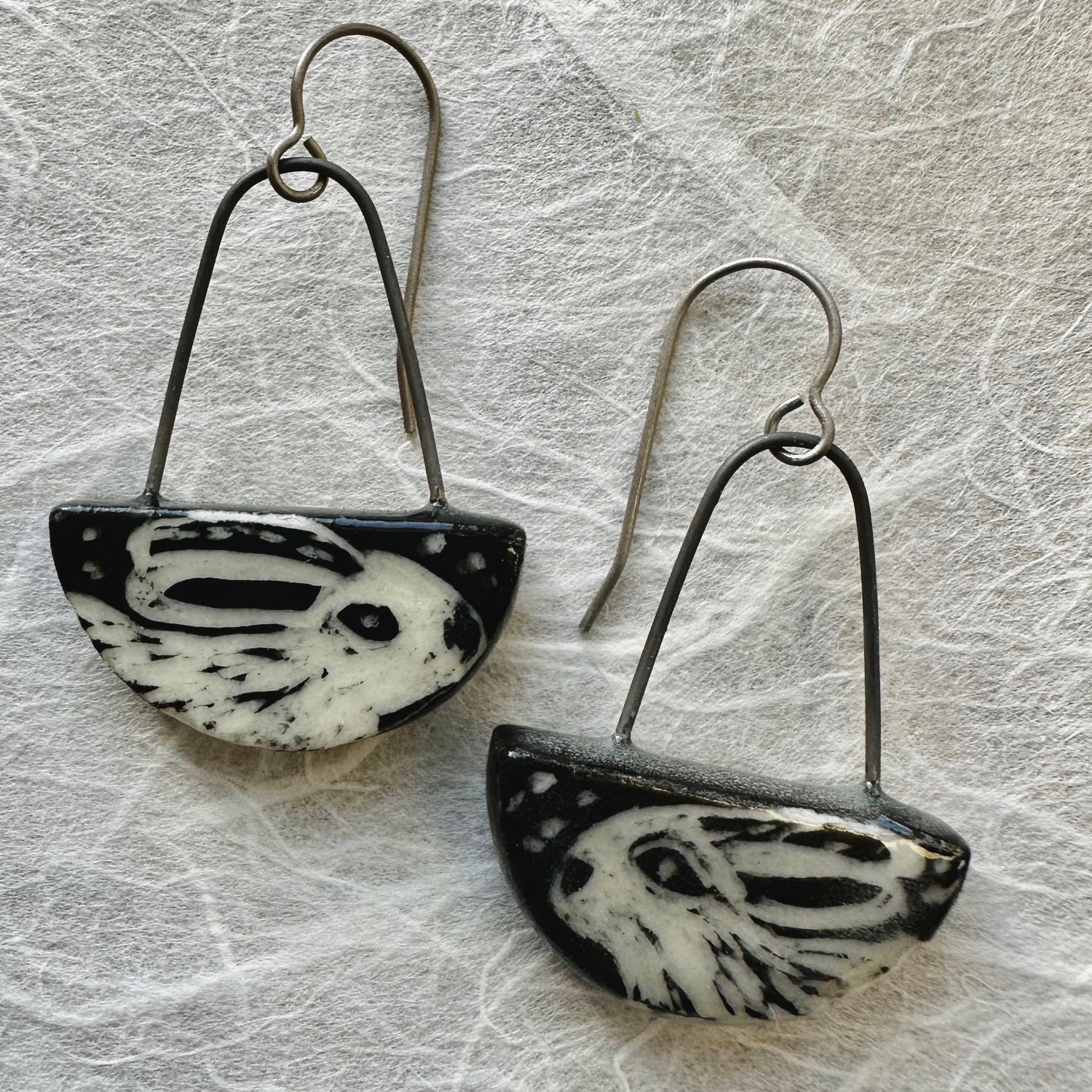 Image of Midnight Bunnies Earrings