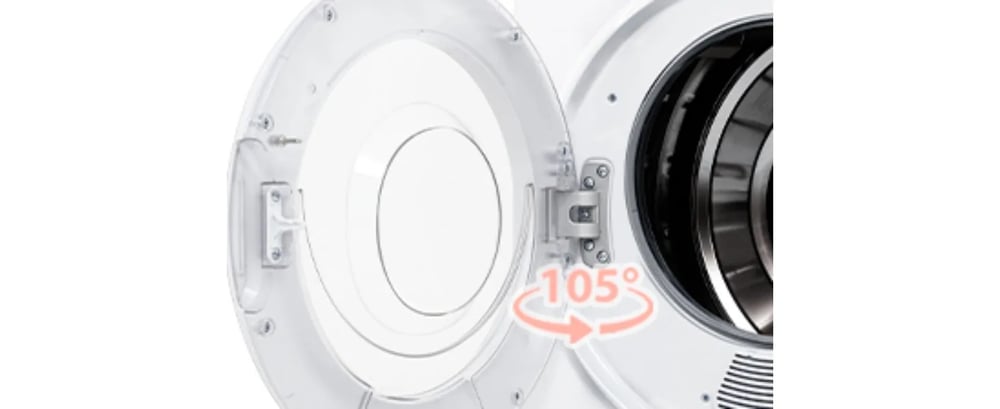 Portable Clothes Dryer 850W Compact Laundry Dryers 1.5 cu.ft Front Load Stainless Steel Electric Dry