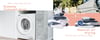 Portable Clothes Dryer 850W Compact Laundry Dryers 1.5 cu.ft Front Load Stainless Steel Electric Dry