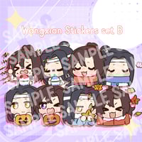 Image 3 of MXTX and Wang Xian Sticker Sets 