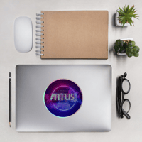 Image 5 of Titus Believe, Achieve Holographic Stickers