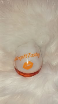 Stemless wine glass