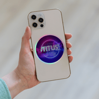 Image 2 of Titus Believe, Achieve Holographic Stickers