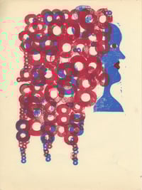 Big Hair Monoprint 3