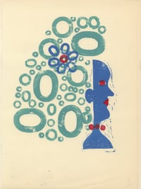 Big Hair Monoprint 10