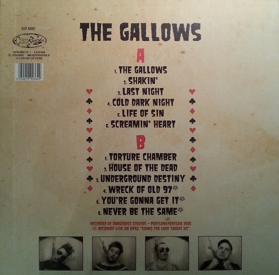 THE GALLOWS - LIFE OF SIN (LP)