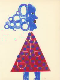 Big Hair Monoprint 15