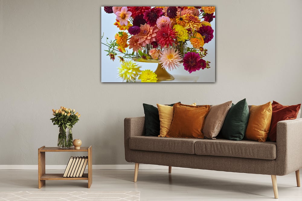 Image of Colourful dahlias