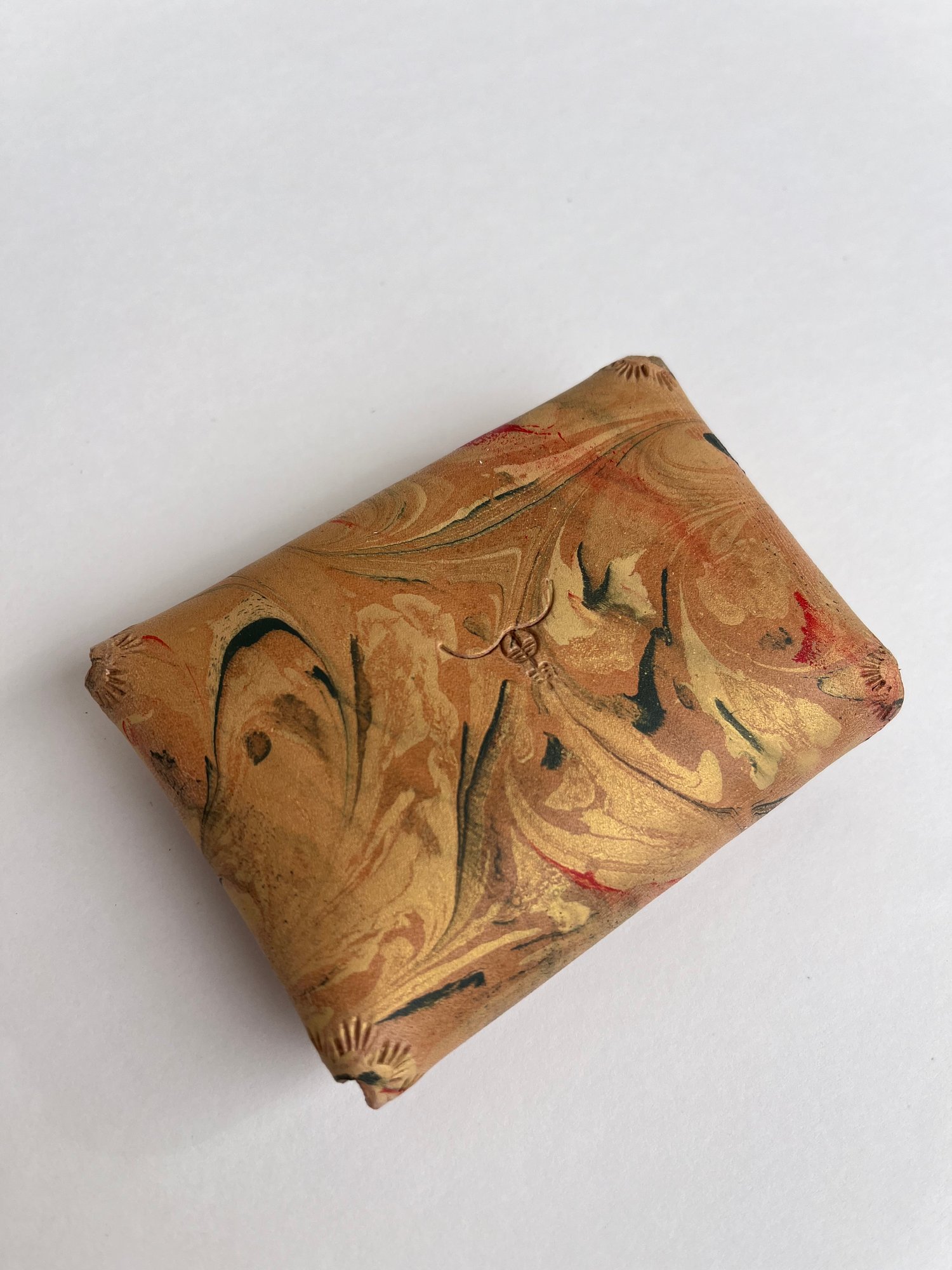 Image of Gold Marbled “No Stitch” Card Wallet