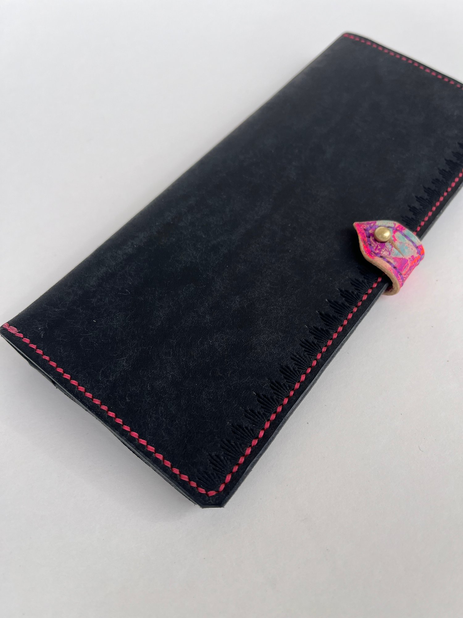 Image of Black Pueblo/Marbled Long Wallet