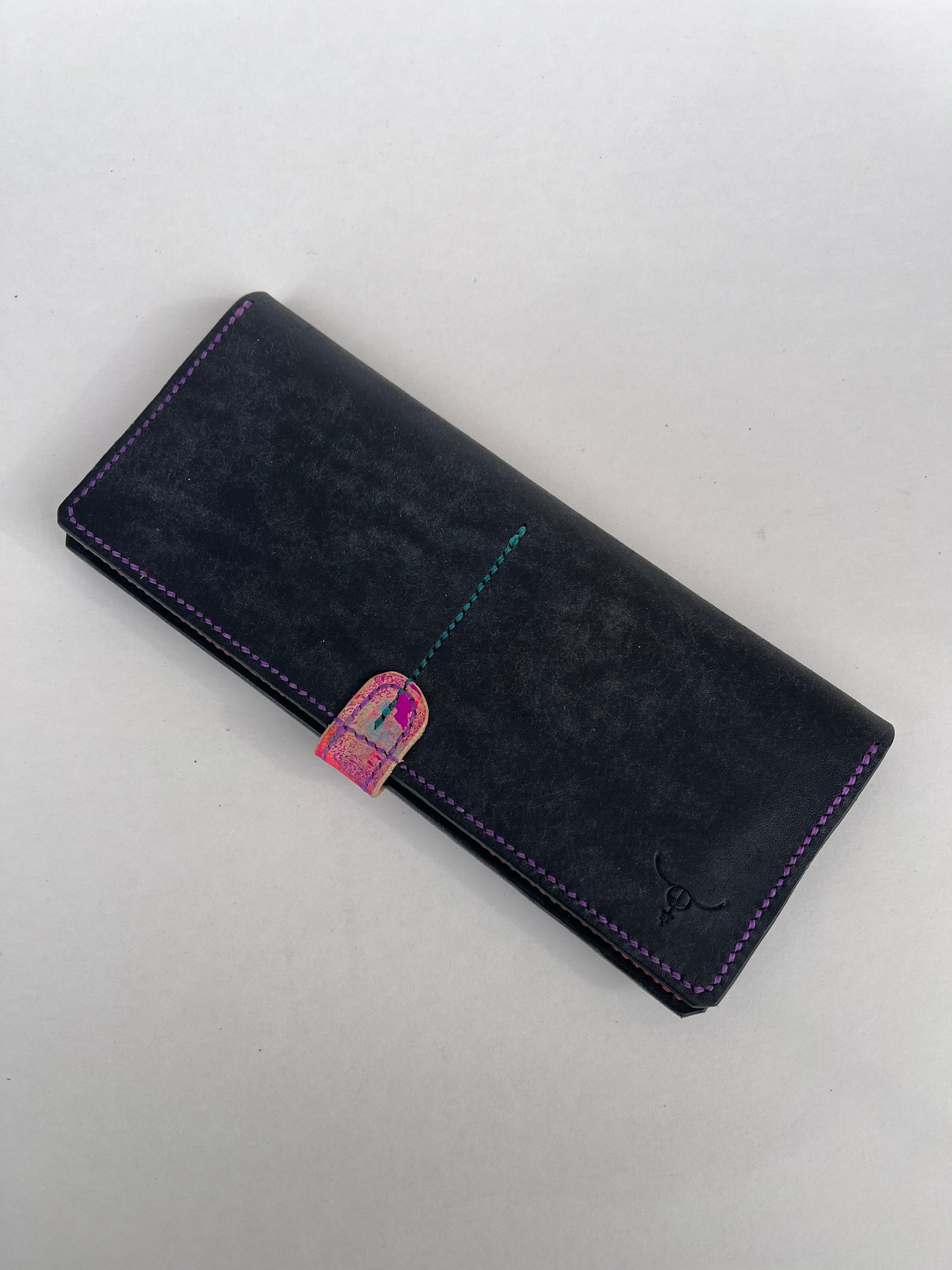 Image of Black Pueblo/Marbled Long Wallet