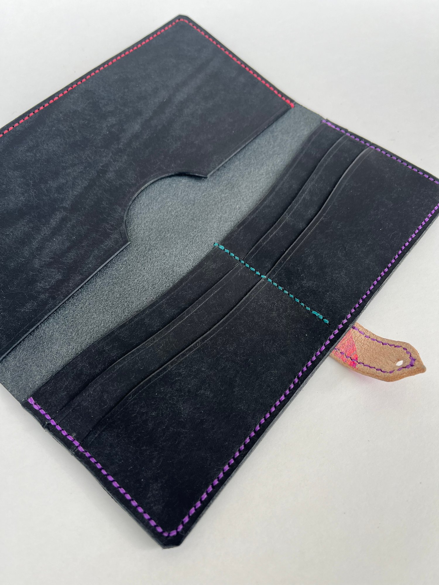 Image of Black Pueblo/Marbled Long Wallet