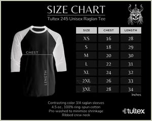 Image of Open The Gates - 3/4 sleeve shirt