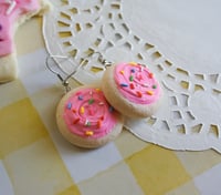 Image 1 of Frosted sugar cookie earrings 