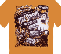 T-shirt SPOOKER SIZE! in ORANGE