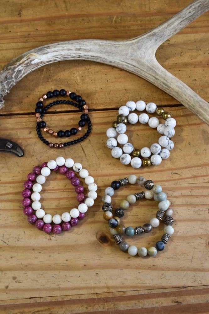 Image of Gem Bracelet Set 