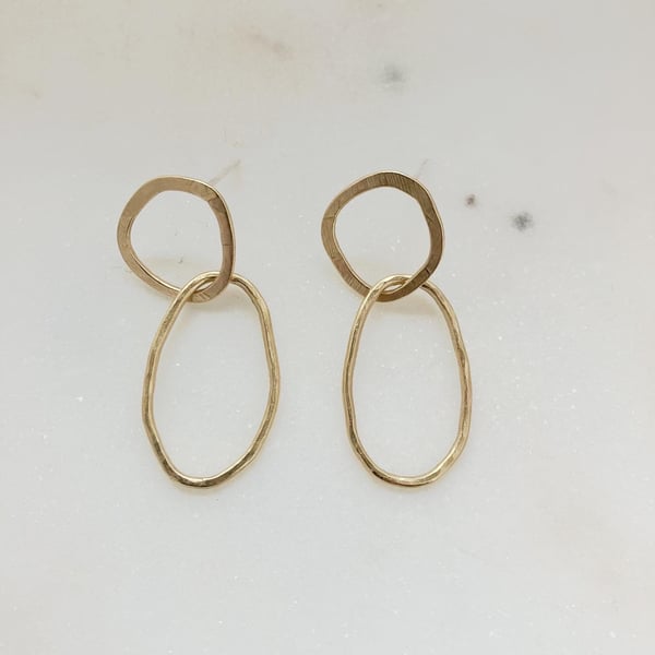 Image of Links Earrings- Small (Made to Order)