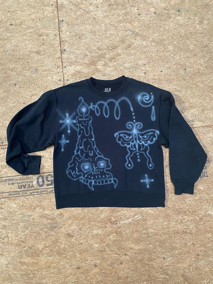 Image of flame sweatshirt