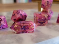 Image 1 of Flamingo Pink dice set 