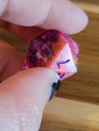 Image 5 of Flamingo Pink dice set 