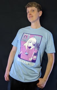 Image 1 of PAUSE Unisex Anime Vaporwave T-Shirt